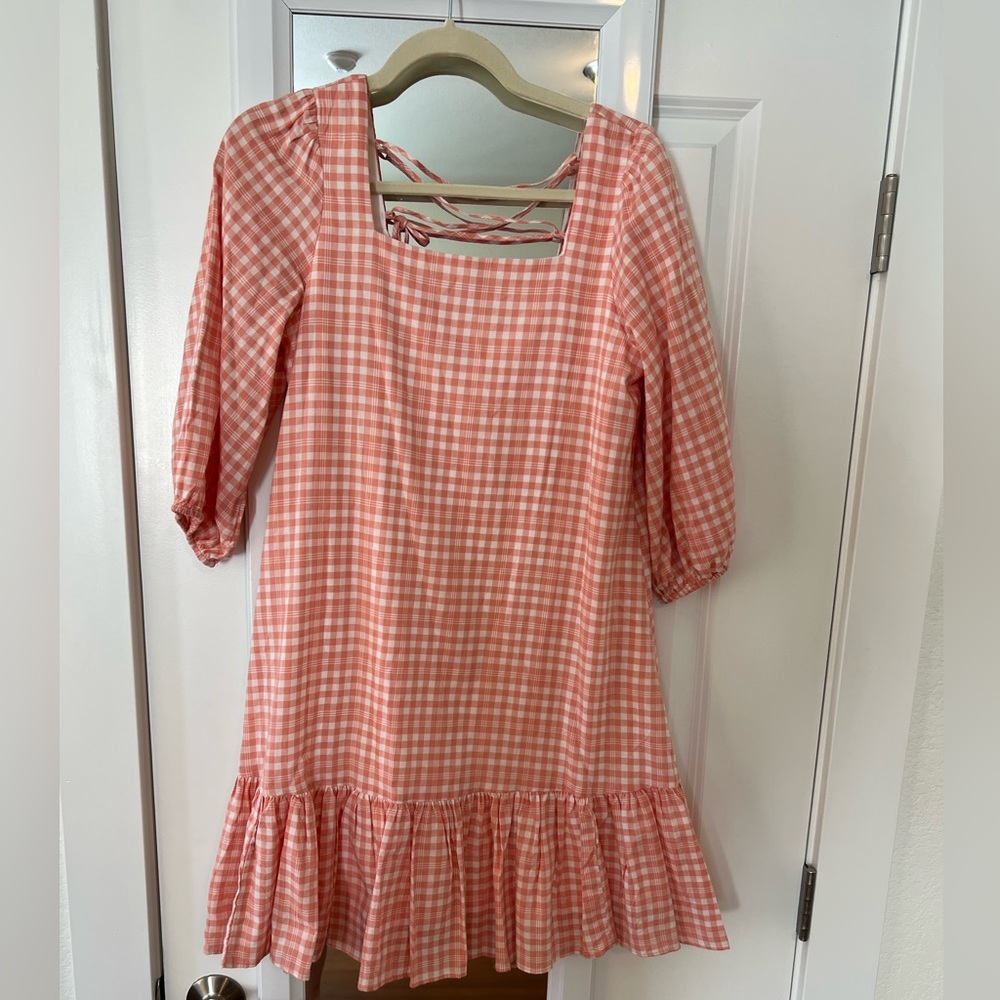 Bleecker Pink and White Dress